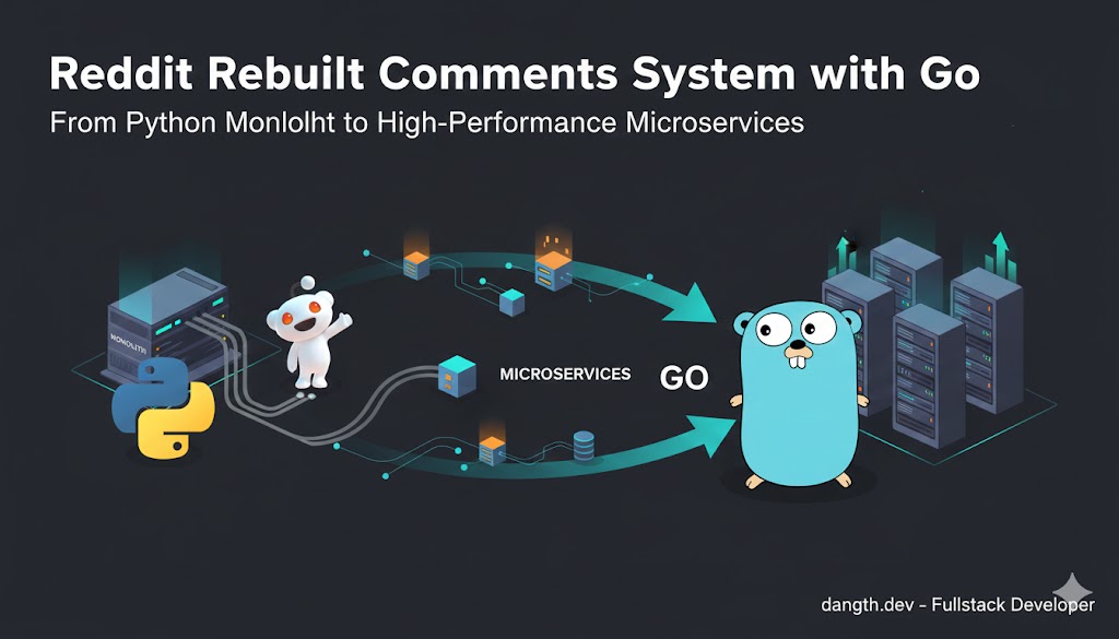 Tái Thiết Hệ Thống Comment của Reddit: Từ Python Monolith Đến Go Microservices